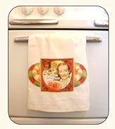 Towel on stove